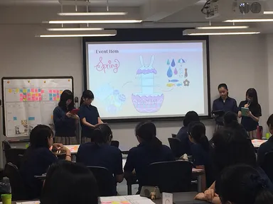 品川女子学院でのワークショップの様子 2