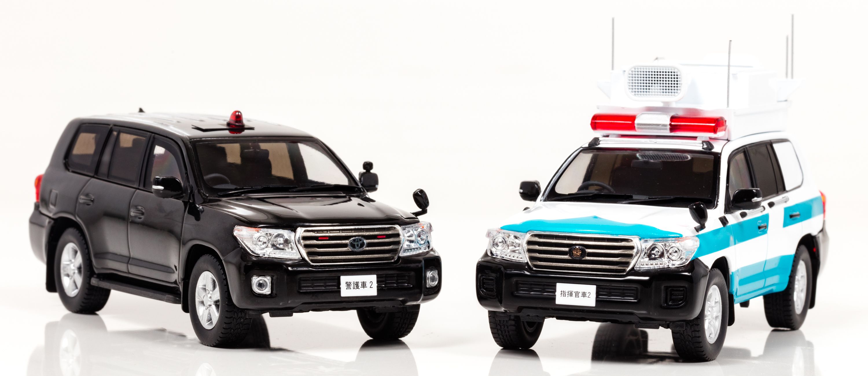 RAIS 1/43 TOYOTA LAND CRUISER (URJ202) VIP GUARD POLICE CAR 2010 完成品 