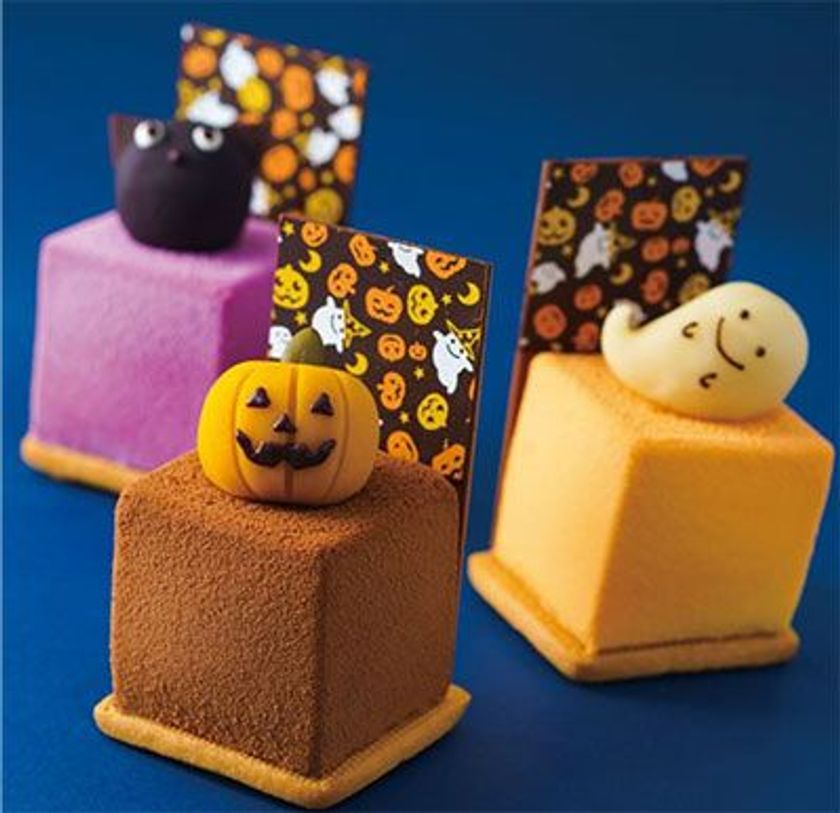 じっと見つめるおばけや黒ねこに癒される！「ハロウィンケーキ」3種
2018年10月1日（月）より大阪新阪急ホテルにて販売中