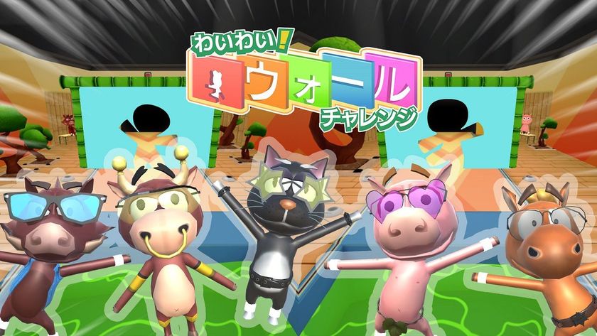 Nintendo Switch ソフト「わいわい！ウォールチャレンジ」が
10月25日より配信！迫りくる人型にくり抜かれた壁を通り抜ける