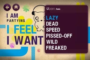 「I FEEL」画面イメージ