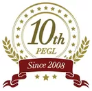 ペグル10周年ロゴ