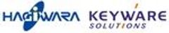 萩原電気ホールディングス株式会社、萩原テクノソリューションズ株式会社、キーウェアソリューションズ株式会社のロゴ