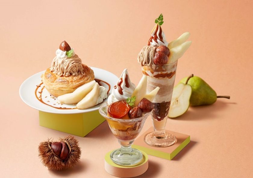 【“ごほうび秋スイーツ”で秋が始まる！】
ジョナサンの栗デザートは山形産フレッシュ洋梨とともに
秋を味わい尽くすスイーツ登場