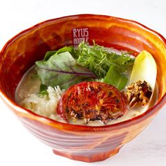 「カリフラワーポタージュのベジ味噌ラーメン」