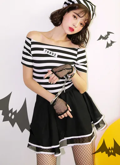 プリズナーコスチューム3SET・全1色／￥3,175(税込)