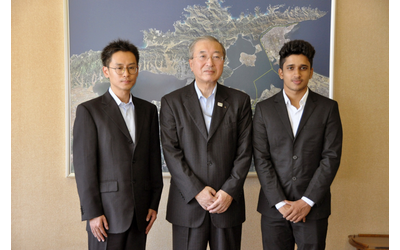 モンスター・ラボ、松江市によるインド南部・ケララ州のIT人材受け入れ事業の一環としてインド人エンジニアを採用、松江市長への表敬訪問を実施