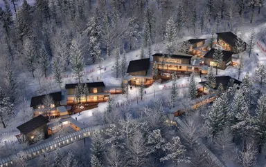 【トマム】ホタルストリートパース冬夜（全体像イメージ）