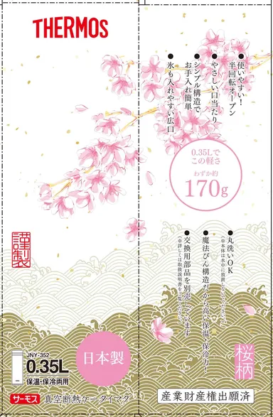 パッケージデザイン【桜柄】