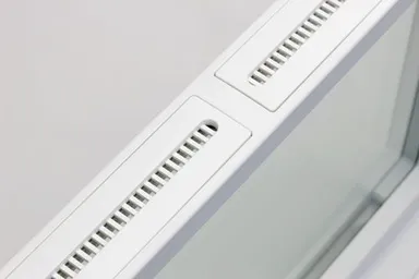 暖気放出上部ルーバー図