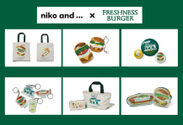 「niko and ...」×「フレッシュネスバーガー」人気メニューをイラストにした可愛いコラボアイテムが10月15日(月)より全国の「niko and ...(ニコアンド)」にて発売！