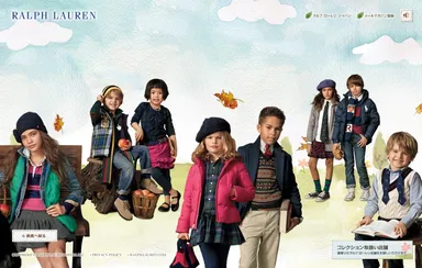 ラルフ ローレン チルドレンウェア 秋コレクション
