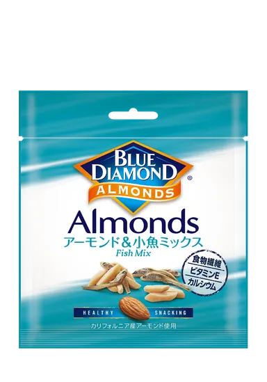 スナック・アーモンド「アーモンド＆小魚ミックス」