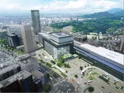 熊本駅ビル　外観イメージ(＊今後の設計及び関係機関との協議により変更となる場合もございます。)