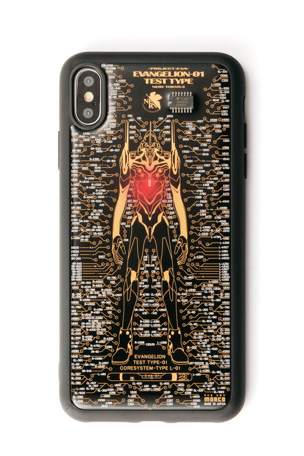 エヴァンゲリオンがプリント基板で光るiphoneケースに Iphone Xs Max用 Xr用として初号機 Nervの2種発売 株式会社電子技販のプレスリリース