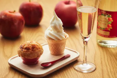 【奥入瀬渓流ホテル】あつあつアップルパイ