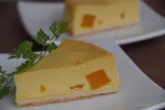 栗カボチャのベイクドチーズケーキ