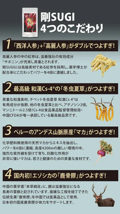 剛SUGIのこだわり