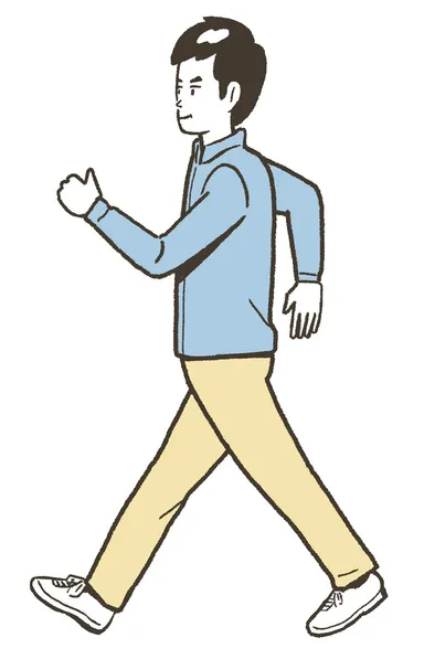 3分間すたすたペースで歩く