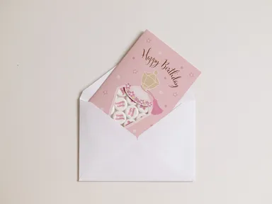 バースデー　封筒にいれて