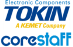 株式会社トーキン、コアスタッフ株式会社のロゴ