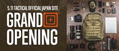 「5.11 Tactical」オフィシャルECサイトがオープン！米国発人気タクティカルブランドの国内初WEB店舗が10月22日スタート