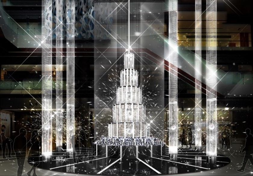 グランフロント大阪５周年のクリスマスは、「sparkling（スパークリング）」がテーマ『Grand Wish Christmas ２０１８』開催