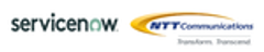 ServiceNow Japan株式会社　NTTコミュニケーションズ株式会社のロゴ