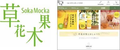 キナリ様Webサイト「草花木果」