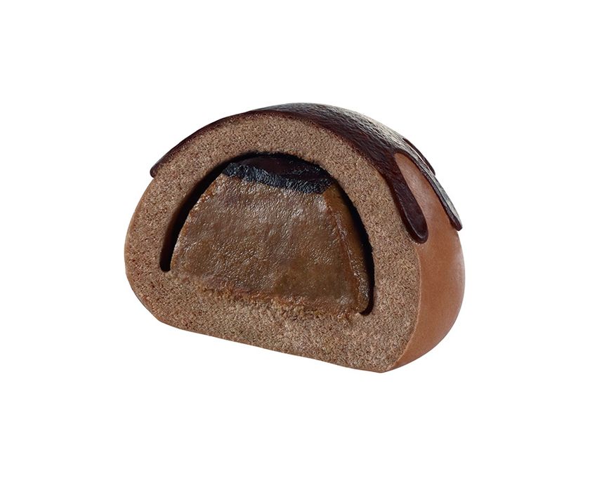 今年のスイーツ中華まんはこれだ!
「まるごとプリンまん」に続く
濃厚な「まるごとチョコプリンまん」新発売