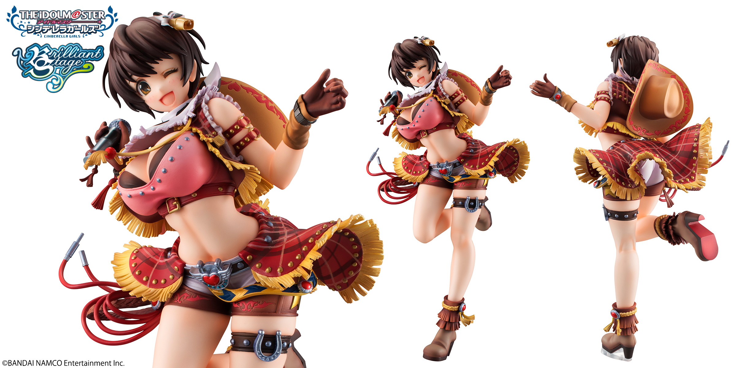 アイドルマスター シンデレラガールズ 及川雫 の抜群のプロポーションを立体化 ゲーム内に登場するカウガール風衣装で躍動感あふれる姿を再現 株式会社bandai Spirits ネット戦略室のプレスリリース