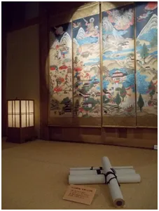 立山曼荼羅の展示