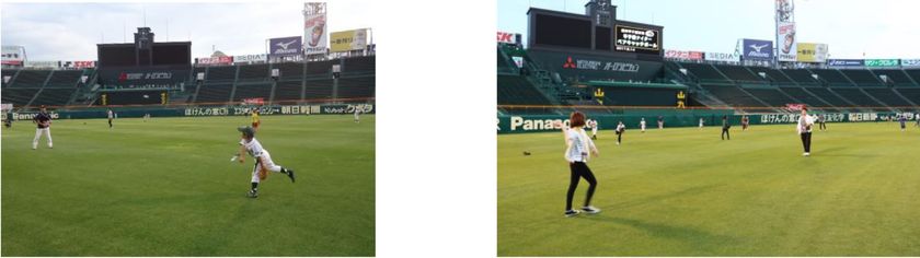 阪神甲子園球場スタジアムツアー 特別イベント
「阪神甲子園球場でキャッチボールをしよう！」を11月3日(土・祝)に開催
～親子、カップル、夫婦などふたりの記念に～