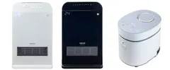 温度・人感センサー付消臭セラミックヒーター／スチームファン式加湿器“Steam CUBE”