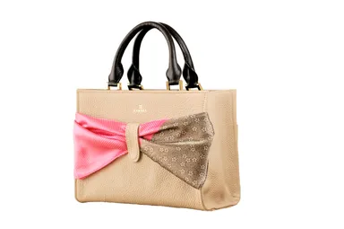 ハンドバッグ　ベージュ