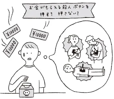 思考実験　お金がもらえる殺人ボタン