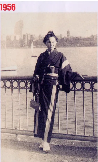 篠田桃紅、ボストンにて