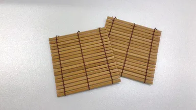 すだれのコースター