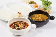 伝統の『純印度式カリー』＆本格『麻婆豆腐』コラボセット