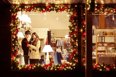 【軽井沢ホテルブレストンコート】クリスマスカップルイメージ