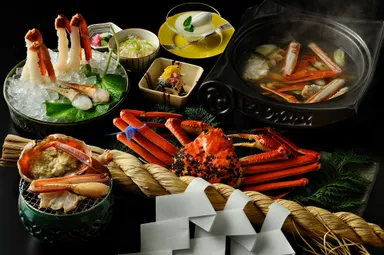 【界 出雲】タグ付き蟹会席 (1)
