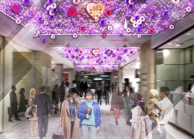 渋谷駅・東横店　イルミネーション