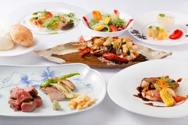 本タラバ蟹と和牛赤身ステーキコース