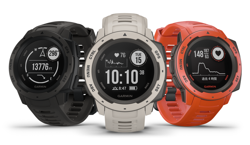 GARMIN タフネスGPSアウトドアウォッチ『INSTINCT(インスティンクト