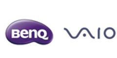 VAIO株式会社、BenQ corporationのロゴ