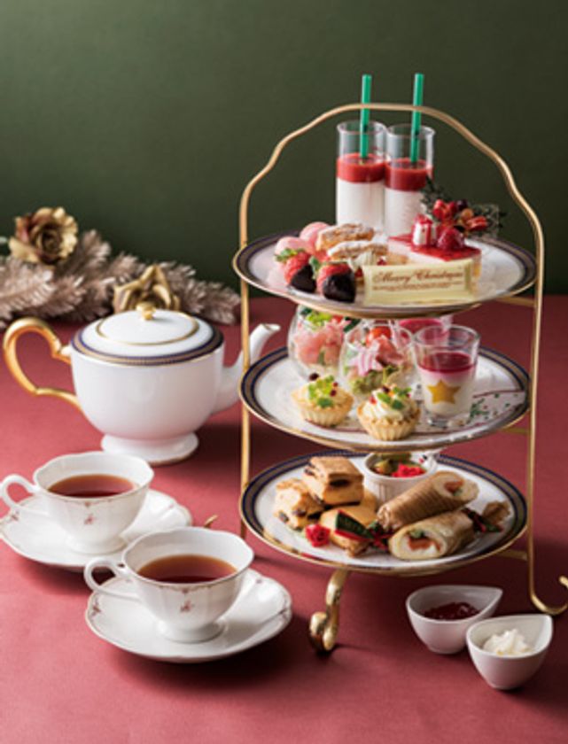 1年のご褒美にプチ贅沢を。大人が楽しむChristmas
「クリスマス・アフタヌーンティーセット」
2018年12月1日（土）～25日（火）　宝塚ホテルにて