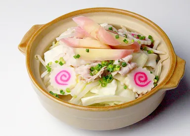 岩下の新生姜入り土鍋チャンポンラーメン