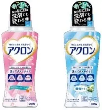 図4：弱水流コースのときはおしゃれ着用洗剤を使用。