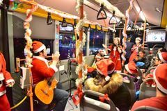 三田市、クリスマスにちなんだSANTA(サンタ)バスを運行！バス内でイベント実施、記念乗車券もプレゼント