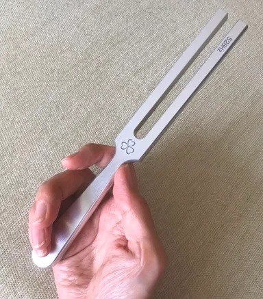 共同開発音叉を手にしたところ